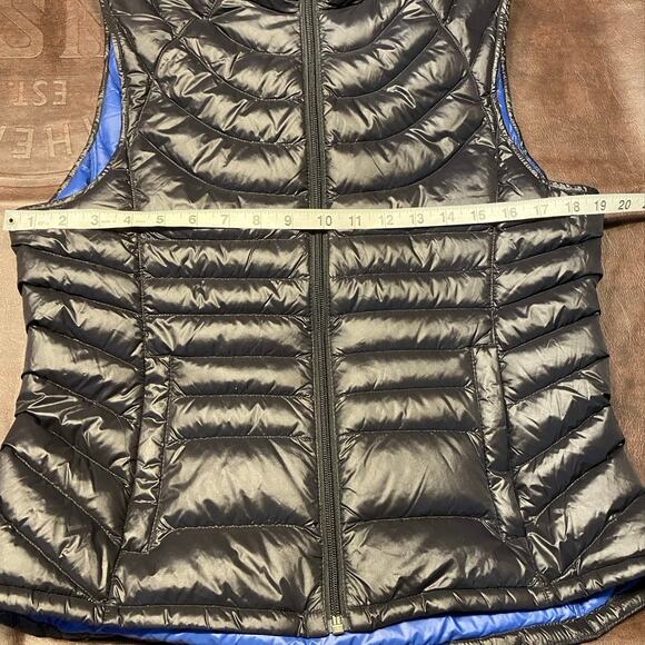 Bernardo Goose Down Puffer Vest Black Full Zip Womens Medium Full Zip Outdoor - Picture 12 of 16